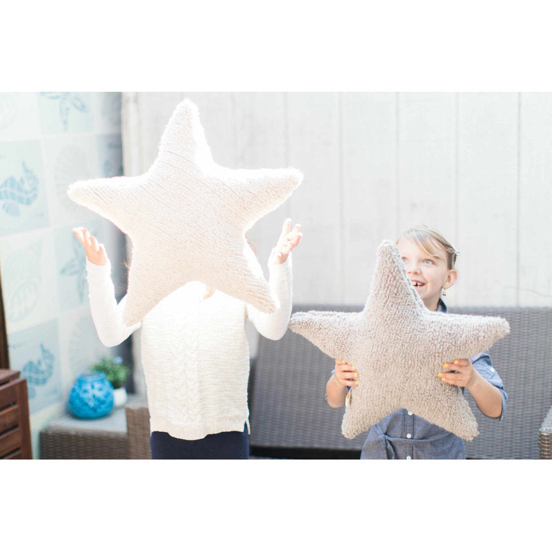 Star Shaped Cotton Throw Pillow - Lorena Canals Kids Room Decor