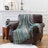 Boho Knit Throw Blanket with Tassels - Decorative Acrylic Sofa Cover