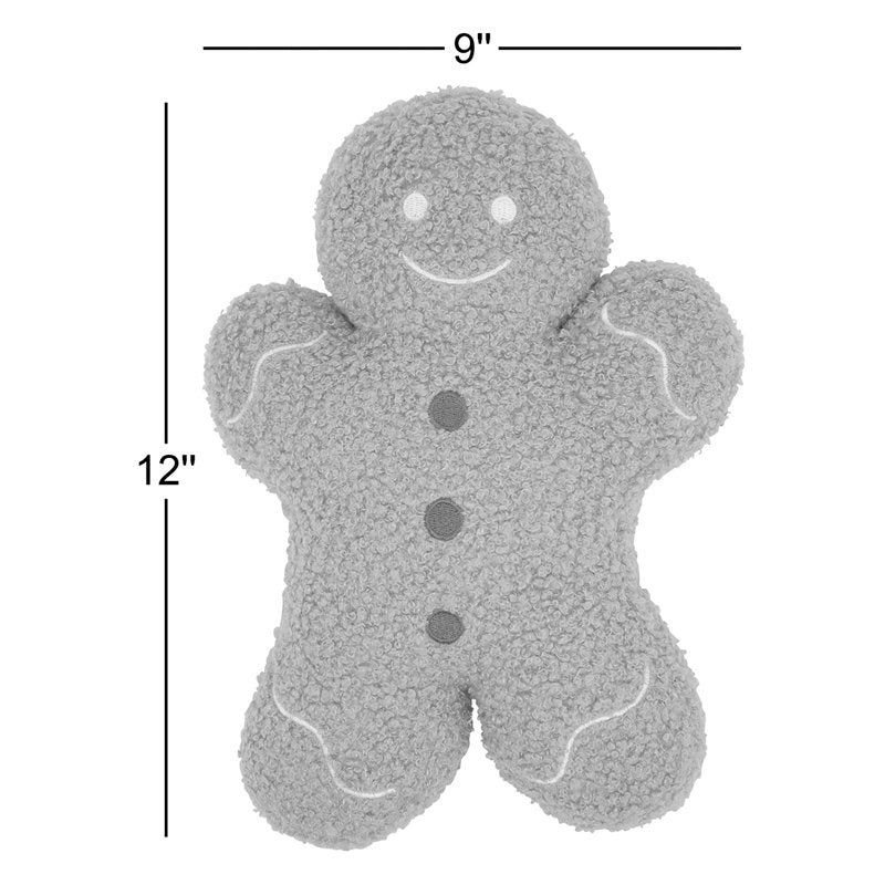Gingerbread Man Decorative Pillow Polyester Holiday Home Decor