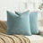 Set of 2 Slub Chenille Cushion Covers | Farmhouse Decorative Pillows