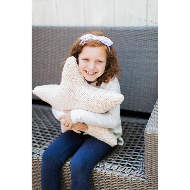 Star Shaped Cotton Throw Pillow - Lorena Canals Kids Room Decor
