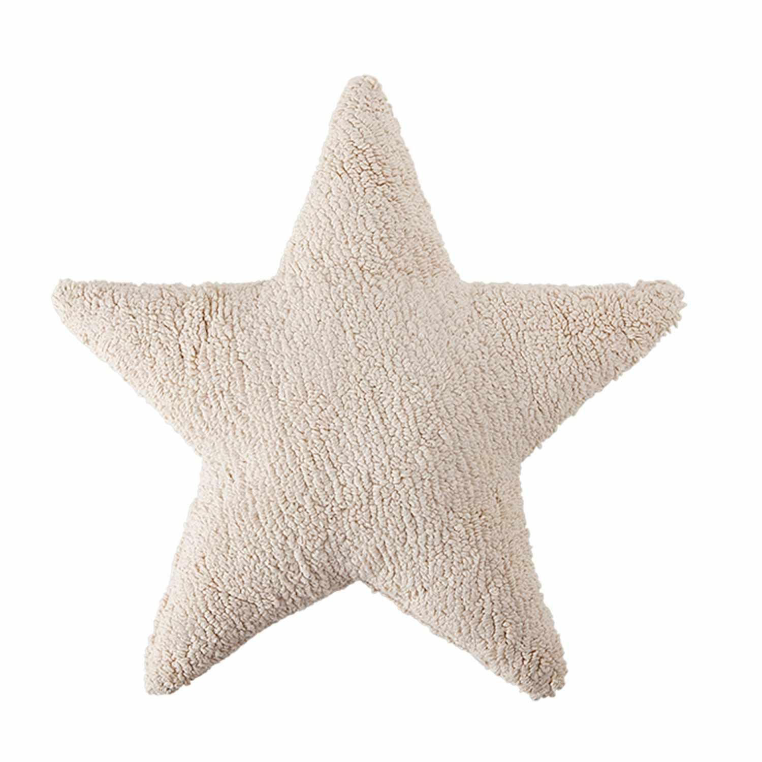 Star Shaped Cotton Throw Pillow - Lorena Canals Kids Room Decor